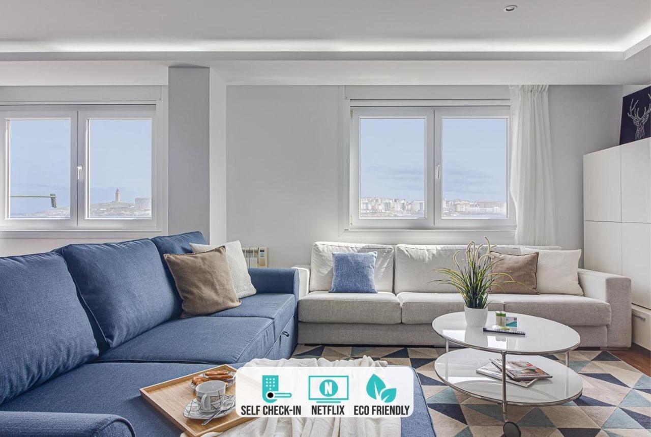 Riazor Ocean View Apartment Corunha Exterior foto