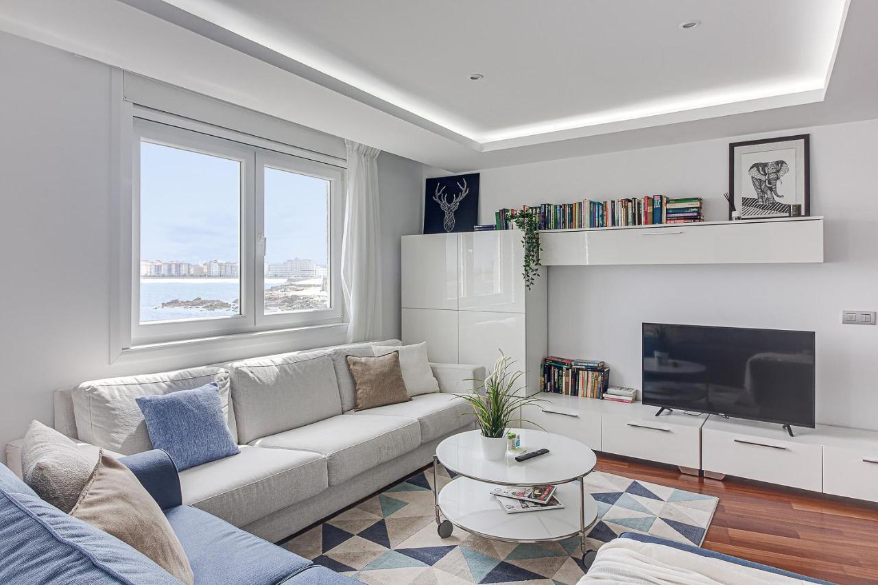 Riazor Ocean View Apartment Corunha Exterior foto